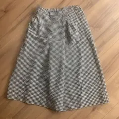 MUJI サッカー生地　ワイドパンツ