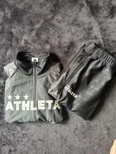ATHLETAジャージセットアップ ブラック