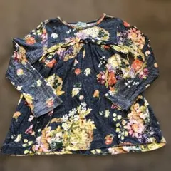 hakka kids 120 長袖カットソー　花柄