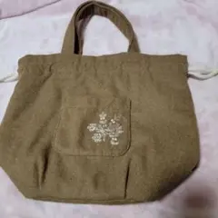 サマンサモスモス　トートバッグ　フリース　リバーシブル