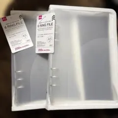 DAISO　6リング　【ホワイト&ホワイト　セット】のサムネイル