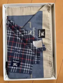 BURBERRY チェック柄ハンカチ　箱付き　2枚セット 美品