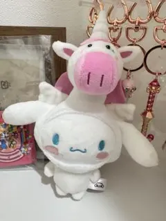 【美品・タグ付き】たべっ子どうぶつ×サンリオ シナモロール マスコット