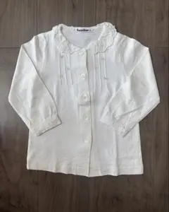 familiar 長袖 リボン ブラウス 90