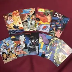 【昭和レトロ/1980年代】『ジ・アニメ』付録人気アニメインデックス10枚セット