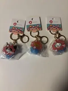 サンリオ　ミャクミャク　立体マスコット　 クリアカラーキーホルダー