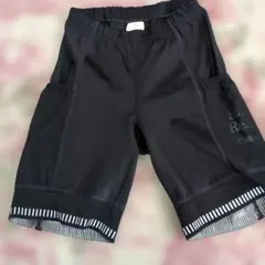 ブラック カジュアルショートパンツ　ランニング　トレラン　 走る練習