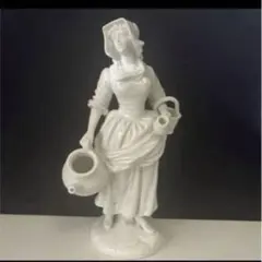 ルーマニア製】少女と犬の陶器彫刻 - メルカリ