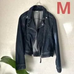L'espoir ダークデニム ライダージャケット Mサイズ