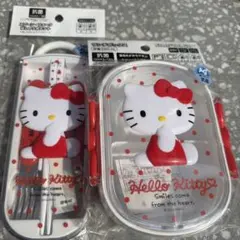 Hello Kitty 抗菌弁当箱と箸セット
