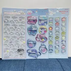 ボンボンドロップミニ　ウォーターシール　おはじきシール　シナモン　サンリオ