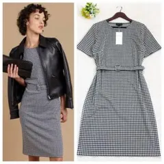 新品24SS アニエスベー JIU0 ROBE ワンピース ギンガムチェック L