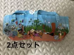 香港ディズニー　トイストーリー ショッピングバッグ S 2個セット