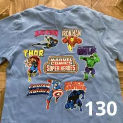 新品未使用　130cm マーベル長袖Tシャツ