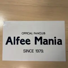 THE ALFEE Alfee Mania 公式ファンクラブ ステッカー