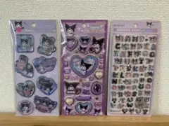 クロミ ウォーターシールキラキラジュエルシールもじボンボンドロップシール3種のサムネイル