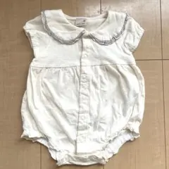 petit main 襟付きロンパース 80cm