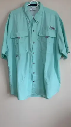 未使用 Columbia PFG フィッシングシャツ BAHAMA ターコイズのサムネイル