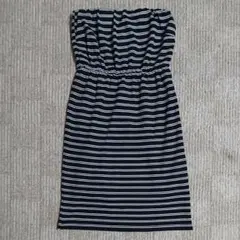 新品☆リップサービス ボーダーチューブトップミニワンピース チュニック