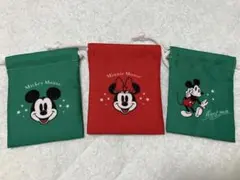 Disney ディズニー　ミッキー　ミニー　プチ巾着 ★セット割引可　キャンドゥのサムネイル