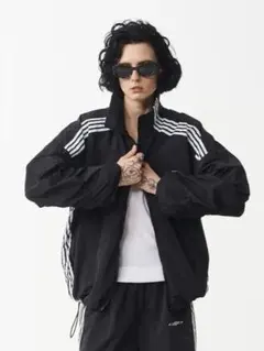 MODITEC ナイロンジャケット セットアップ MODITEC セットアップ カラーブロック トラックジャケット