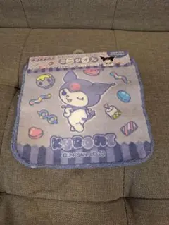 クロミ プチタオル 3枚セット 3枚組 クロミちゃん サンリオ 紫 a