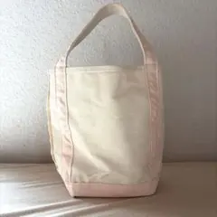 TEMBEA バケットトート【ミニ】キナリ×ピンク