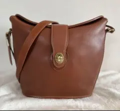 COACH オールドコーチ9948レザーショルダーバッグ　USA製　ターンロック