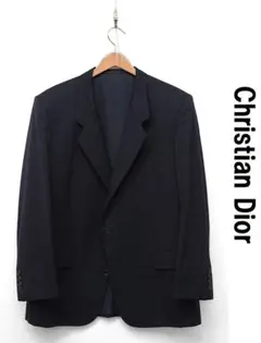 Christian Dior ダブル テーラードジャケット ディオール ネイビー