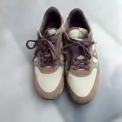 AJロゴ ベージュ/ブラウン スニーカー