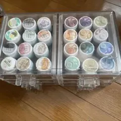 ネイル工房カラージェル　素材系ジェル72色　ケース付きセット販売