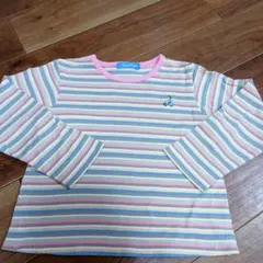 familiar☆　 ストライプ長袖カットソー