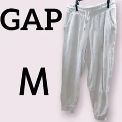 GAP　ギャップ 【M】 パンツ　ホワイト　無地　海外古着　1点物