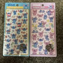 C*a様 スティッチ ボンボンドロップシール 2枚セット