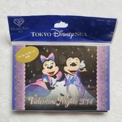 ポストカード　メッセージカード付き　バレンタインナイト　2014年　ディズニー