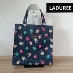 【LADUREE】トートバッグ Mサイズ マカロン柄