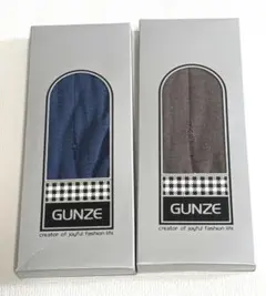 新品 GUNZE メンズ ソックス 2足セットのサムネイル