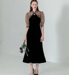 【極美品】LEJA⭐️ボレロマーメイドワンピースセットアップロングワンピースドレス