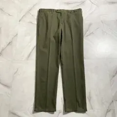 A18172 PTトリノ ピーチスキン ストレッチスラックス オリーブ 54