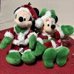 ミッキー・ミニー クリスマスぬいぐるみセット