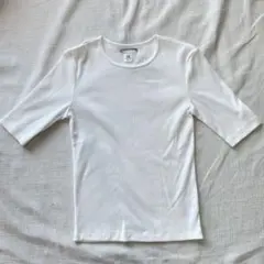 12closet リブTシャツ　ホワイト　38