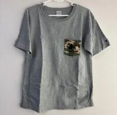 Champion Reverse Weave Tシャツ XL グレー 迷彩
