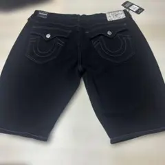 TRUE RELIGION】 RICKY ハーフ W38ブラック デニム - メルカリ
