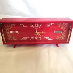 SEIKO CORONA FANCY 赤い置時計