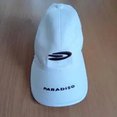 PARADISO 白キャップ　メンズ　フリーサイズ