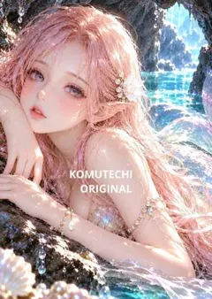 人魚姫4/5 デジタルアート　2Lサイズ