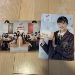 Girls2 ガールズガールズ ファーストキッチン コラボ クリアファイルのサムネイル
