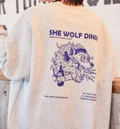 【新品】FREAK'S STORE ビッグシルエット クルーネックスウェット