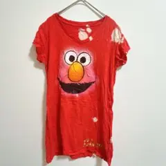 キャラT✨SESAME STREET【L】エルモ Tシャツ 海外 ELMOのサムネイル