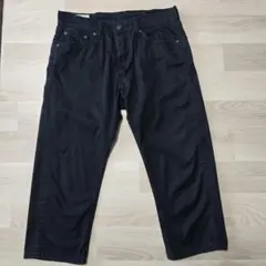 Levi's リーバイス 505 ブラックデニムパンツ W30　9部丈のサムネイル